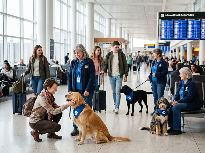 Airport Therapy Animals 2026: Where to Find Them